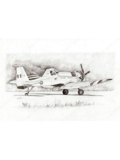 H.A.F. PZL M-18 Dromader art print