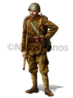 Infantry Corporal, Greek Army 1940-1941