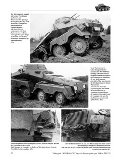 Panzerspähwagen Sd.Kfz. 231/232, Wehrmacht Special No 4010, Tankograd 