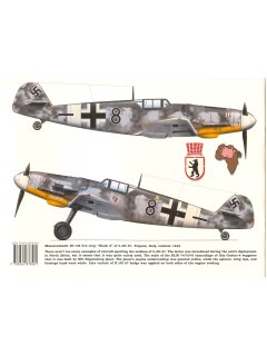 Messerschmitt Bf 109s over the Mediterranean Part I, miniTopcolors no 34, Kagero 