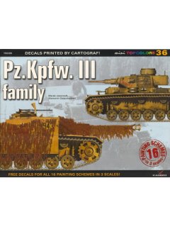 Pz.Kpfw. III Family, miniTopcolors no 36, Kagero Publications