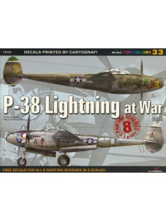 P-38 Lightning at War Part II, miniTopcolors no 33, Kagero Publications