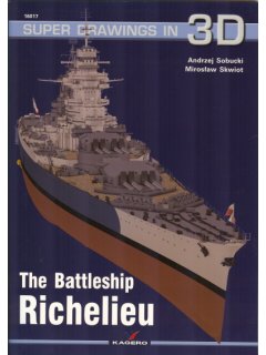 The Battleship Richelieu, Super Drawings in 3D no 17, Kagero