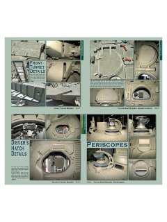 Merkava Mk. 1B in detail