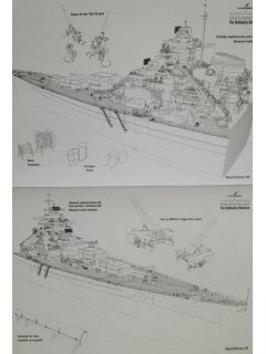 The Battleship Bismarck, Top Drawings no 15, Kagero Publications