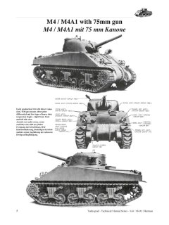 M4/M4A1 Sherman, Technical Manuals No 6001, Tankograd 