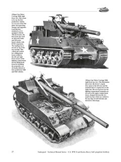 U.S. WW II & Korea Heavy Self-Propelled Artillery, Technical Manual No 6030, Tankograd