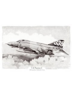 HAF 338 Squadron F-4E Phantom II art print