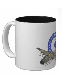 A-7 Corsair Mug ''Fly Low, Hit Hard''