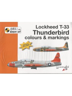 Lockheed T-33 Thunderbird Colours & Markings 1/32, Mark I