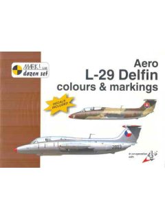 Aero L-29 Delfin Colours & Markings 1/72, Mark I