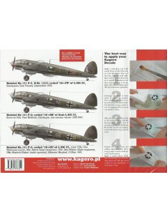 Heinkel He 111 Ps of KG 27 - 1/72, Kagero