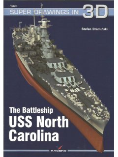 USS North Carolina, Super Drawings in 3D No 33, Kagero