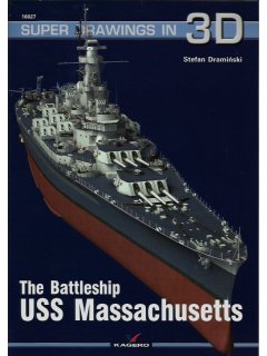 USS Massachusetts, Super Drawings in 3D No 27, Kagero