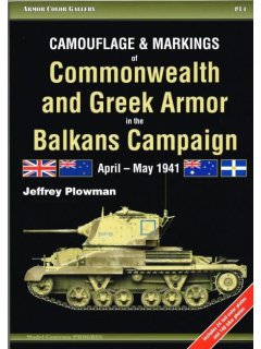 Camouflage and Markings of Commonwealth and Greek Armor in the Balkans Campaign