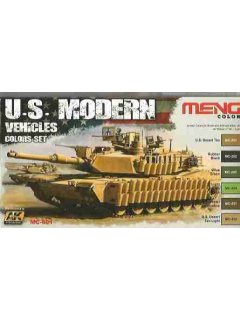 US Modern Vehicles Colors, AK Interactive/MENG