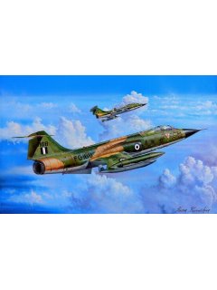 Ζωγραφικός Πίνακας F-104G Starfighter - Αντίγραφο σε Καμβά (Τελαρωμένο)