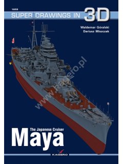 Japanese Cruiser Maya, Super Drawings In 3D No 58, Kagero