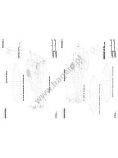 Grumman F6F Hellcat F6F-3, F6F-5 models, Topdrawings 44, Kagero