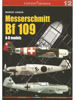 Messerschmitt Bf 109 A-D Models, TopDrawings no 12, Kagero 