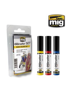 Oilbrusher Set - Basic Colors Set, AMMO