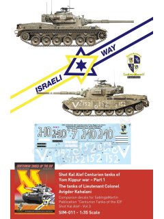 Shot Kal Alef Centurion tanks of Yom Kippur War - Part 1