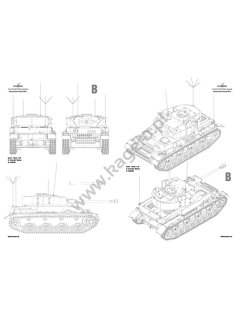 Sd.Kfz. 161 Panzer IV, Topdrawings No 25, Kagero