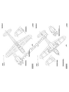 Messerschmitt Bf 109 G, Topdrawings 63, Kagero