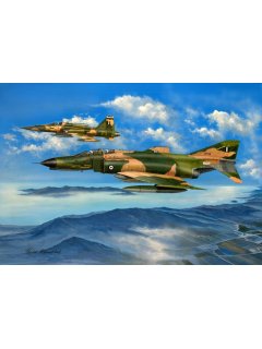 Aviation Art Painting ''Over Thasos Island'' - Canvas print 58 X 43 cm.