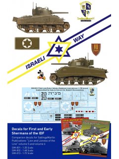 First and Early Israeli Sherman Tanks (1/72), SabIngaMartin
