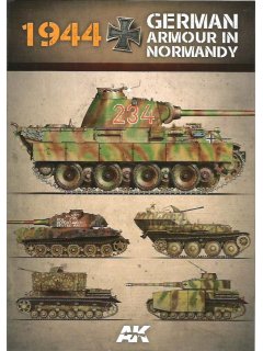 1944 German Armour in Normandy – Camouflage Profile Guide, AK Interactive