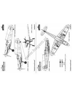 Messerschmitt Bf 109 F Vol. II (without decals), Kagero 