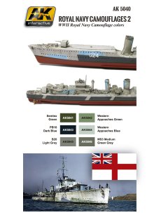 Royal Navy Camouflages 2 - Naval Series Set, AK Interactive
