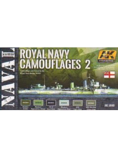 Royal Navy Camouflages 2 - Naval Series Set, AK Interactive