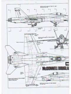 McDonnell Douglas F/A-18 Hornet - Warpaint 1/72 Scale Drawings