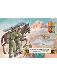 Set of 6 Italian Army Postcards