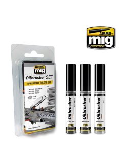 Oilbrusher Set - Bare Metal Colors Set, AMMO