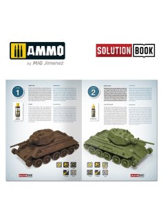 How to Paint 4BO Russian Green Vehicles, Solution Book 11, AMMO