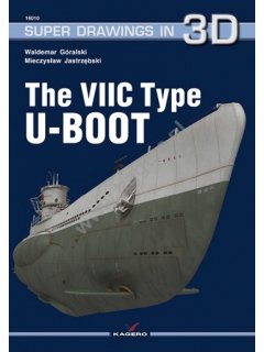 The VIIC Type U-Boot, Super Drawings in 3D No 10, Kagero