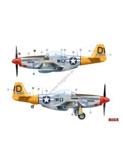 P-51 D/K Mustang Part 1, Kagero Decals 48004