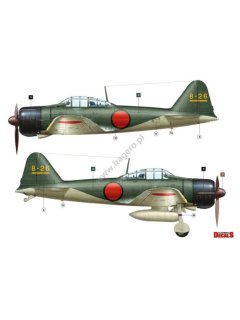 Mitsubishi A6M2 Model 21, Kagero Decals 48005