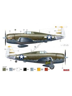 Pacific Thunderbolts P-47D Part 1, Kagero Decals 48006