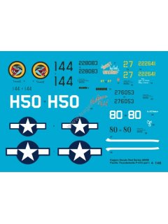Pacific Thunderbolts P-47D Part 1, Kagero Decals 72006