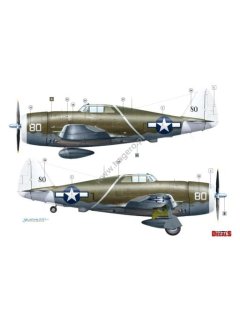 Pacific Thunderbolts P-47D Part 1, Kagero Decals 72006