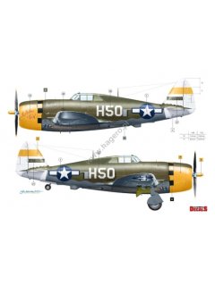 Pacific Thunderbolts P-47D Part 1, Kagero Decals 72006