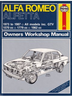 Alfa Romeo Alfetta, Owners Workshop Manual, Haynes