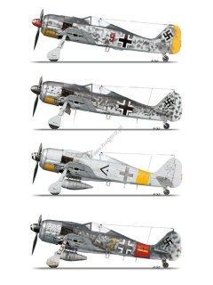 Fw 190s over Europe Part I, miniTopcolors no 35, Kagero