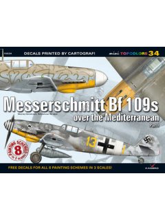Messerschmitt Bf 109s over the Mediterranean Part I, miniTopcolors no 34, Kagero 