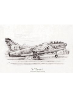 TA-7C Corsair (Αντίγραφο έργου aviation art του Milan Radulovic)