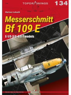 Messerschmitt Bf 109 E, Topdrawings 134, Kagero